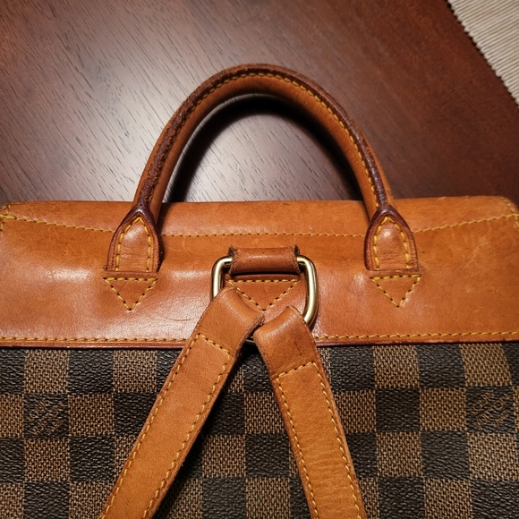 Louis Vuitton Limited Edition Centenaire Damier Canvas Soho Backpack Bag.. w/COA - Picture 9 of 16